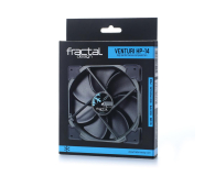 FRACTAL DESIGN 140mm Venturi HP PWM Black FD-FAN-VENT-HP14-PWM-BK - 331204 - zdjęcie 2